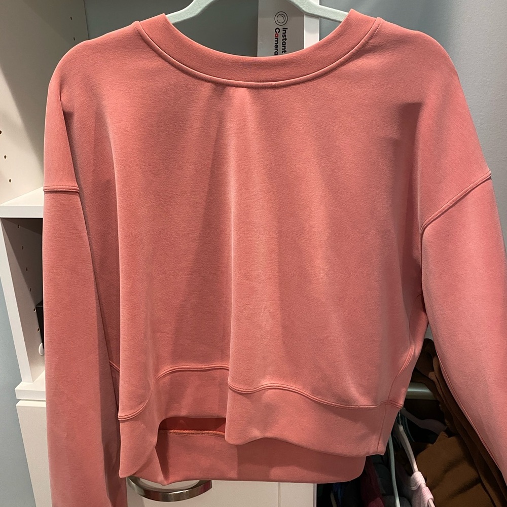 Lululemon softstreme perfectly oversized cropped crew